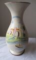 Vintage dekorative mediterrane Keramik-Vase 26 cm hoch Germany, handgemacht