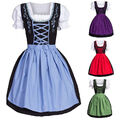 Dirndl Set 2 tlg. Trachtenkleid Kleid, Schürze Oktoberfest Kleid Gr.34 bis 46