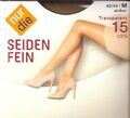 NUR DIE - Seidenfein - Strumpfhose Gr. S - L schwarz, amber, bronze, teint