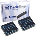 2x AKKU für Leica BP-DC4 BP-DC-4 BPDC4 C-LUX1 D-LUX2 D-LUX3 D-LUX4 V-LUX2