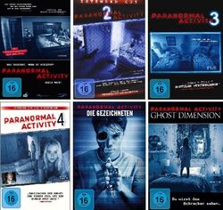 6 DVDs * PARANORMAL ACTIVITY - 1 2 3 4 5 6 FAN SET # NEU OVP §+