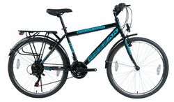 26"Zoll Fahrrad Herrenfahrrad Jungenfahrrad Kinder Rad 21 Gang Schwarz Blau -046