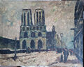 Oelgemälde Paris- Notre Dame, 20er Jahre, pastös, 62,5x49cm, signiert Colsman