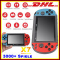 4.3 Zoll Videospielkonsole X7 Handheld Spielkonsole MP5 mit 3000+ Spiele 8GB DHL