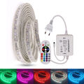230V LED Stripe RGB Leiste Streifen 5050 1-25m Band Wasserdicht Lichterkette DHL