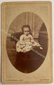 orig. CDV Foto Fotografie Kind Kinder Mode um 1870 Karlsruhe Schuhmann