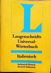 Italienisch, Langenscheidts Universal-Wörterbuch: Italienisch