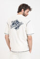 NEW ERA T-shirt Uomo Bianco MANICA CORTA T-shirt da uomo Oversize LA Dodgers MLB