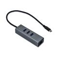 i-tec C31METALG3HUB USB-C Metal 3-Port HUB mit Gigabit Ethernet Adapter