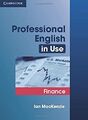 Professional English in Use Finance, MacKenzie, Ian