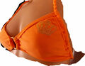 Orangenes adidas Bikini Oberteil Gr. 34 "RH BIKINI TOP" Neckhalter
