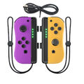 2024 2er-Set Für Nintendo Switch Joy Con Controller L&R Wireless Gamepad wStraps