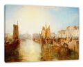 William Turner - The Harbor of Dieppe, Leinwandbild, Kunst