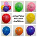 12 Zoll Tierdruck Latexballon Dschungel Neu Zoo Safari Kinderparty Ballons Geburtstag