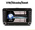 AUMUME 2 Din Autoradio mit Navi für VW Golf Skoda Seat,