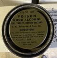 Original US Army Wood Alcohol, 3Stk.