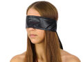 Blindfold Bondage Leder Augenbinde BDSM Style Leder-Schal Augen Binde Nr. 2011