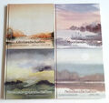 Ufer-Moor-Stimmungs-Nebellandschaften - 4 Bücher Malerei Aquarelle + Pastelle