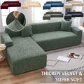 Neu 1/2/3/4 Sitzer Sofa Überzug Ecksofa L Form Sofa Überwürfe Stretch Sofabezug