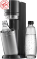 Sodastream DUO Wassersprudler,1L Spülmaschinenfeste Kunststoff-Flasche, Titan