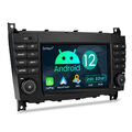 Für Mercedes Benz C Klasse W203 CLK W209 Autoradio Android 12.0 GPS Navi Carplay