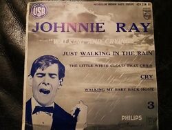 JOHNNIE RAY "WALKING AND CRYING" EP 1957 PHILIPS 429.258 France 