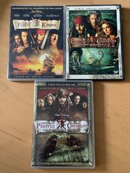 Fluch der Karibik 1 - 3 ( Siehe Bild) 3 DVDs / aus  Sammlung