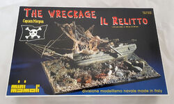 Wrack Modellbau Schiff 1:135 "The Wreckage il Relitto Captain Morgan" NEU!!!