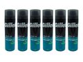 Gillette Rasiergel 6 x 200 ml für empfindliche Haut Shave Gel Set