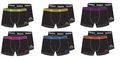 Auswahl  Kappa 6er 12er Set Boxershorts S bis XXL Herren Unterhosen Slip Schwarz