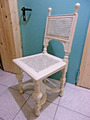 alter Holz-Stuhl Küchenstuhl Deko Garten-Stuhl Küche Shabby Vintage in HEILBRONN