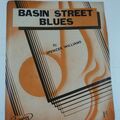 Songblatt BASIN STREET BLUES Spencer Williams 1933