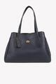 Coach Damen Tasche Blau Leder Schultertasche Handtasche Ledertasche Mittel