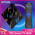 T95 Smart TV BOX Android 11.1 4GB+128GB Quad Core 5G WIFI Netzwerk Media Player