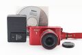 Nikon 1 J1 Rot 10.1 Mp Digitalkamera VR 10-30mm Objektiv [ EXC Aus Japan 8059