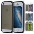 TPU Bumper iPhone 5 5S SE Schutz Rahmen Hülle Silikon Schale Cover Case Folie