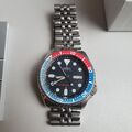 Seiko Skx009k2 schwarzes Zifferblatt Pepsi Herrenuhr  Automatik Uhr