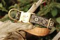 Hundehalsband mit Namen und Telefonnummer, Leder, Handmade Halsband Hund