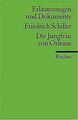 Die Jungfrau von Orleans. Erläuterungen und Dokumente | Buch | Zustand sehr gut