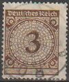 Alemania Reich 1923 Scott 323 Sello º Cifras Numeros Rentenmark, only numeral