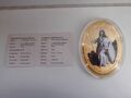 Gigant König Ludwig XIV Münze Medaille Farbe 85 mm x 62 mm 100 g oval Swarovski 