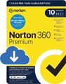 Norton 360 Premium & Utilities Ultimate 2024 10 Gerät 1 Jahr 5 Minuten E-MAIL-Code