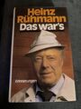 Heinz Rühmann DAS WAR'S Erinnerungen