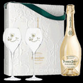 Perrier-Jouët Blanc de Blancs 0,75 l Champagner Geschenkpackung mit 2 Gläsern