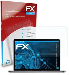 atFoliX 2x Schutzfolie für Apple MacBook Pro 2016 15 inch incl. Touch Bar klar