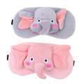 2 Pcs Elefant Mit Verbundenen Augen Kind Schlafmaske Für
