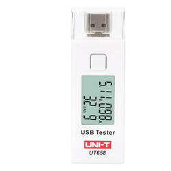 UT658 USB Tester USB A USB Messgerät Spannung Strom Kapazität USB Typ A UNI-T