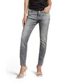 G-STAR RAW Damen 3301 Skinny Ankle Jeans, Grau, 28W / 30L