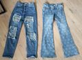 2 Jeanshosen, Gr. XS/34 von My Bestiny/Divided H&M 