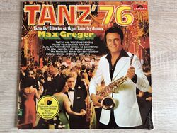 MAX GREGER🎷📀TANZ'76/LP/1975/Jazz/Latin/Rumba/Salsa/Hits/strikter Tanzrhythmus